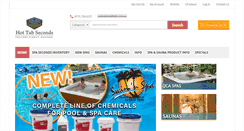 Desktop Screenshot of hottubseconds.com